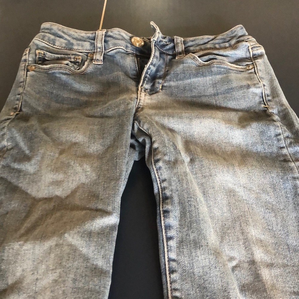 Faded skinny jeans